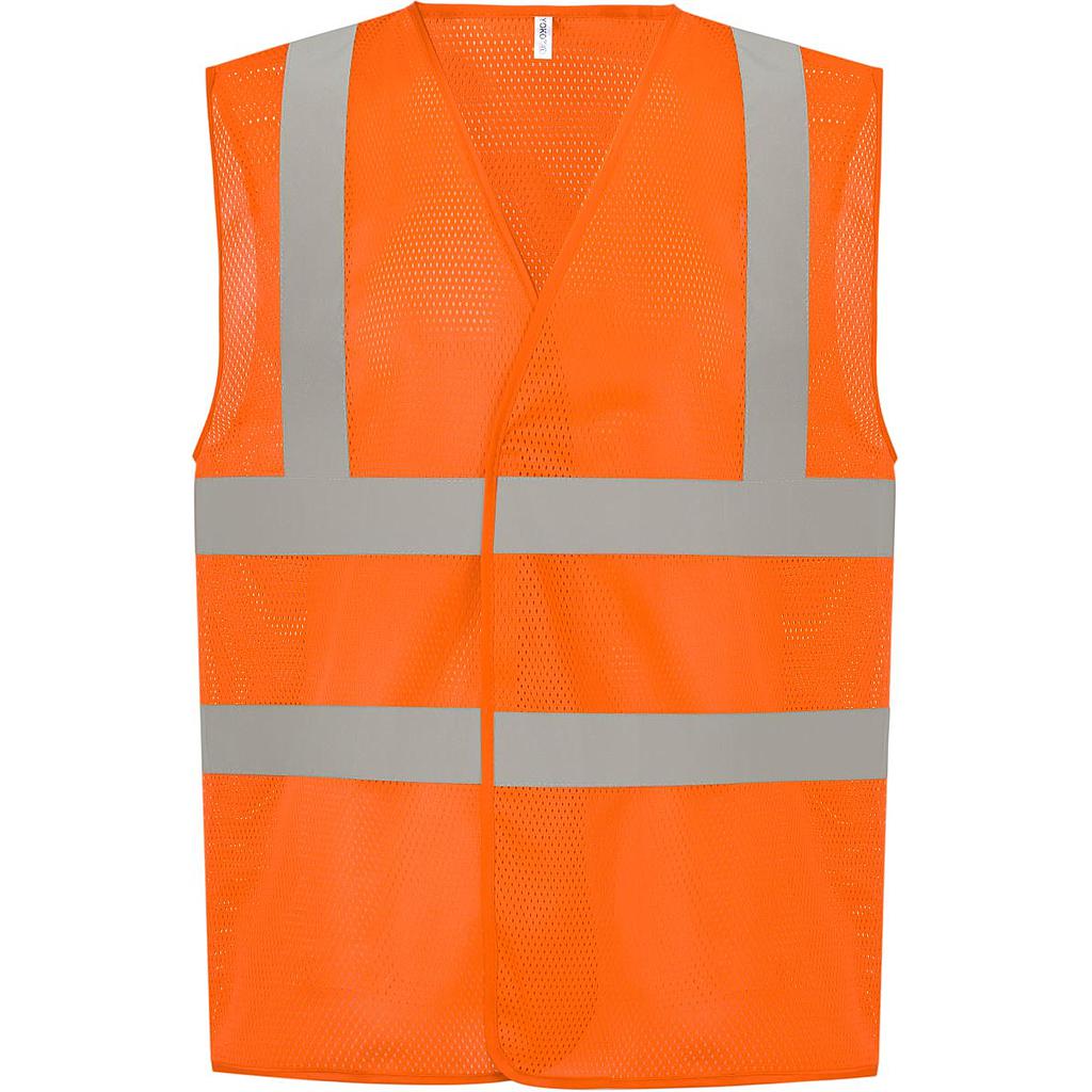Yoko Hi-Vis Mesh Warnweste orange
