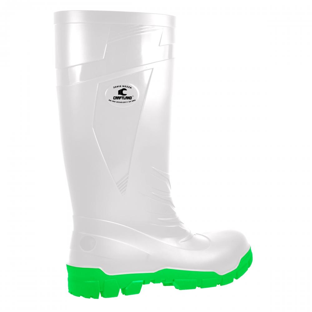 PVC Stiefel S4 NOZZA weiß