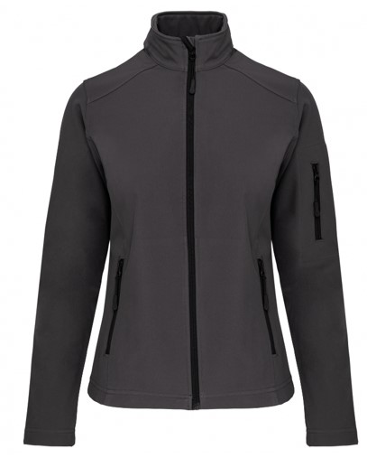 Kariban Damen 3-Lagen Softshell Jacke titanium