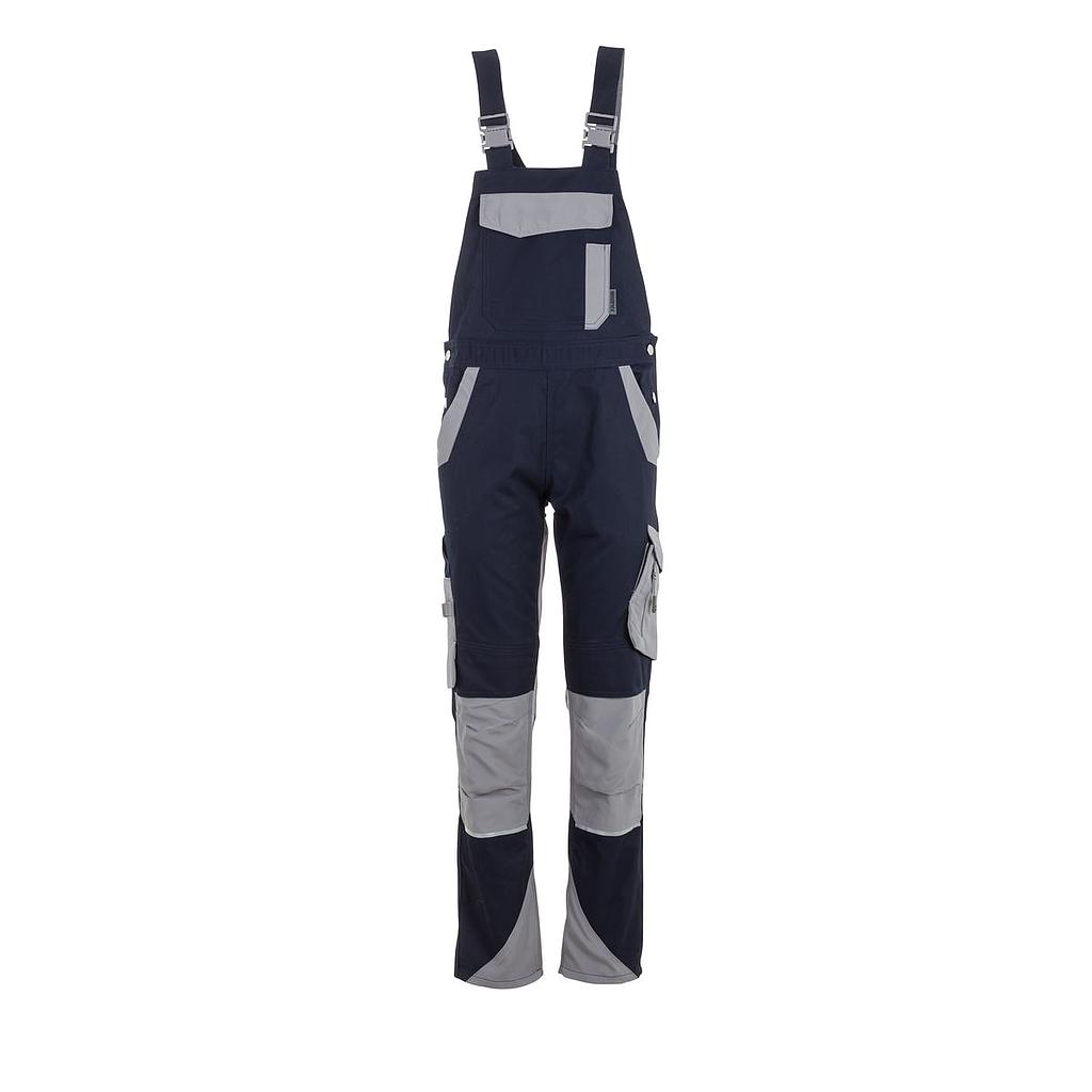 Planam Norit Damen Latzhose schwarzblau/zink