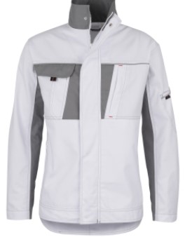 Bundjacke Inflame weiß/mittelgrau