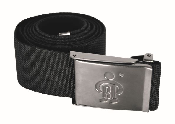 Elastischer Gürtel mit Metallschnalle Stretch Länge 130 cm schwarz