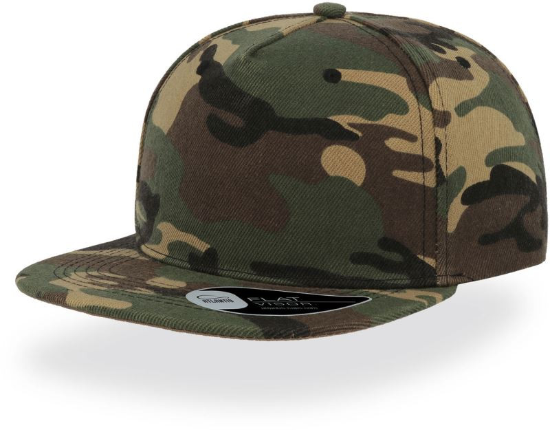 Atlantis Headwear 5 Panel Kappe "Snap Five" camouflage