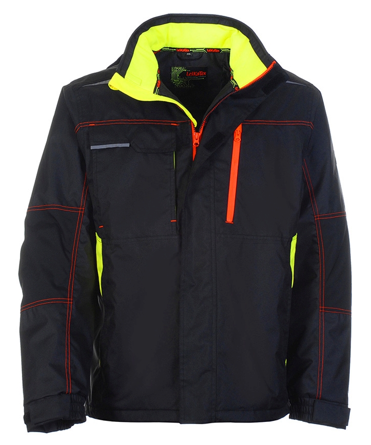 *Auslaufmodell* LeikaTex Winterjacke Black Line Professional Workwear