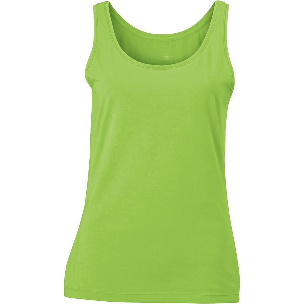 James & Nicholson Damen Tanktop lime green
