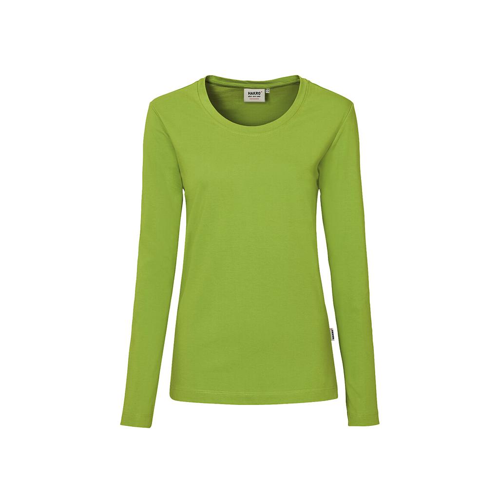 Hakro®  Damen Longsleeve Mikralinar kiwi