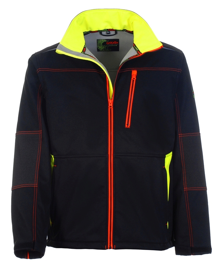 LeikaTex Softshelljacke Black Line Professional Workwear