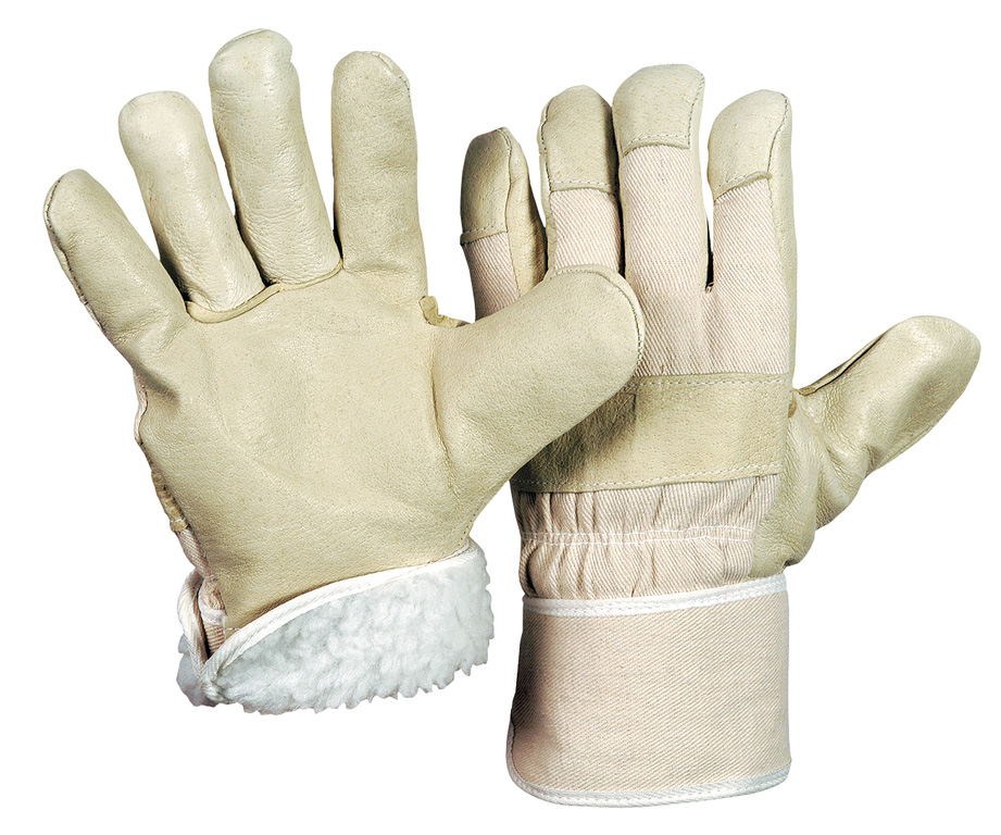  PAWA/AA • Schweinsnarbenleder - Winterhandschuh mit Polyacrylfutter Größe 11