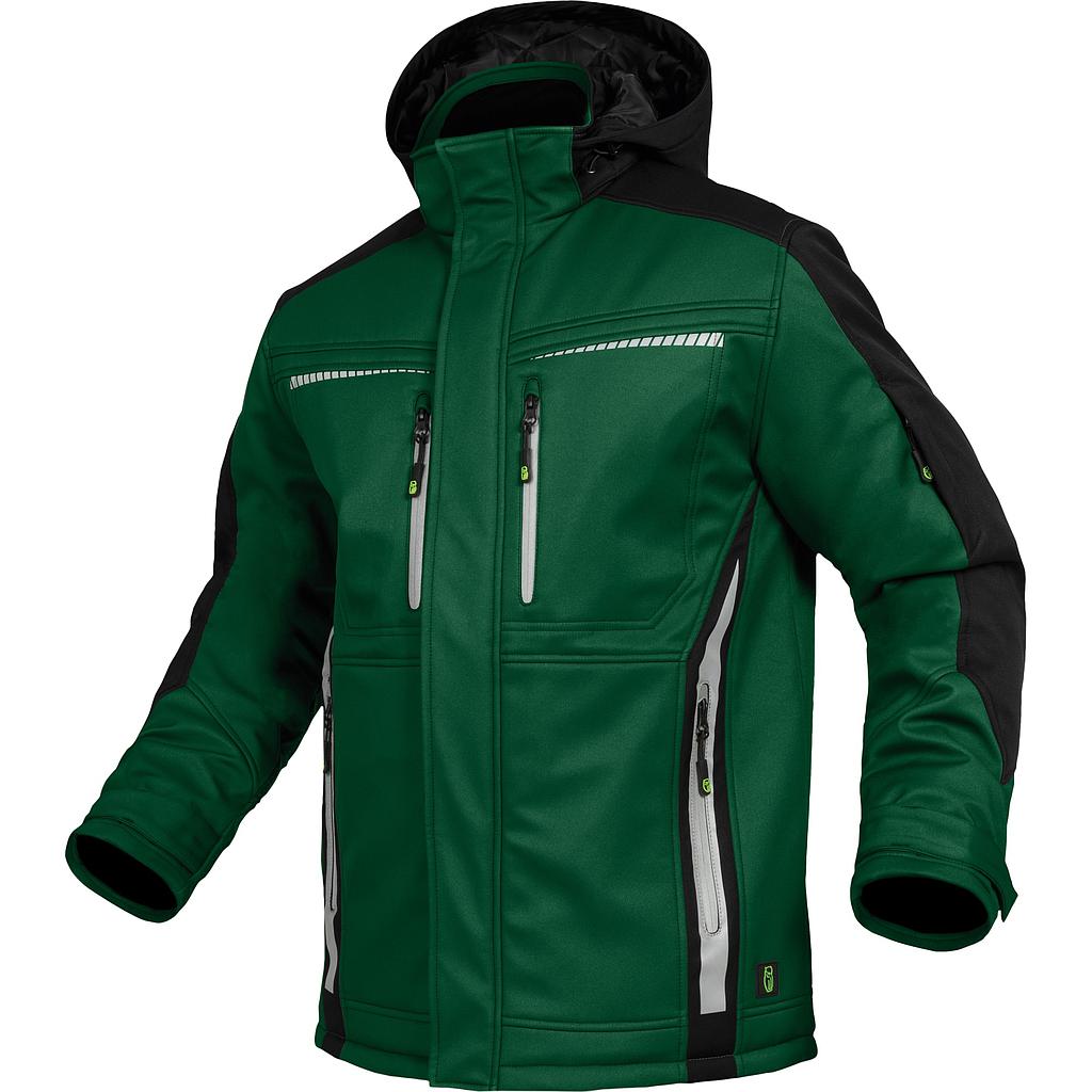 Winter-Softshelljacke Flex-Line Leibwächter grün/schwarz