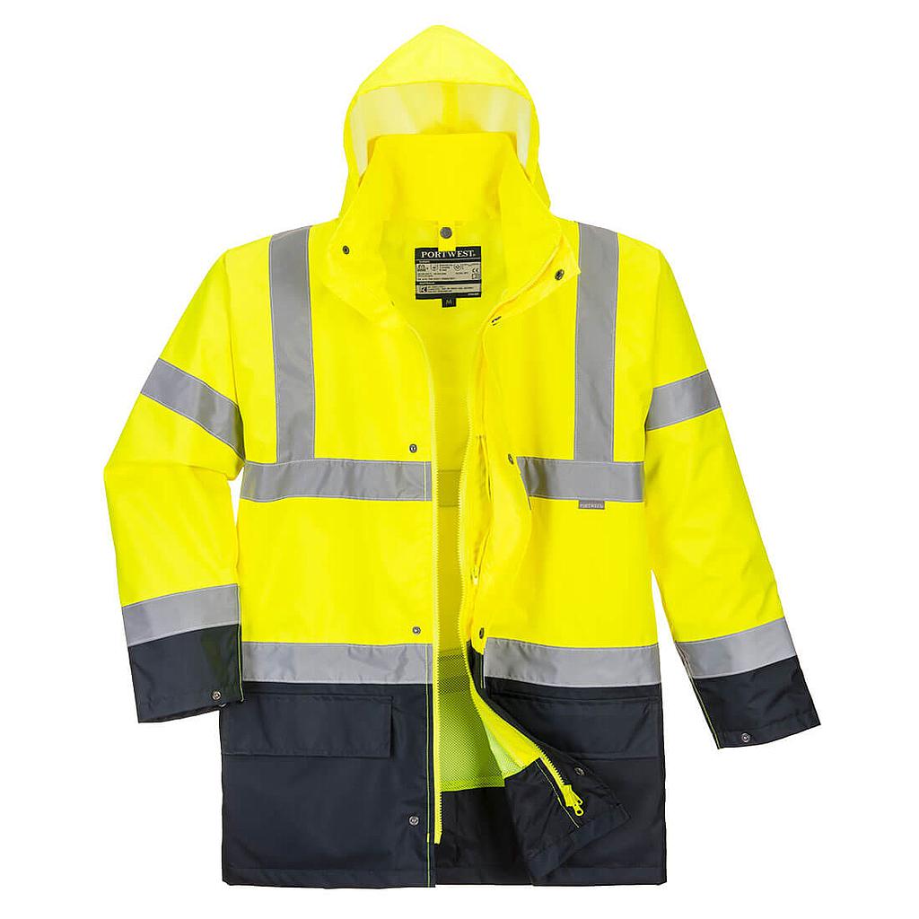 PORTWEST® Winter Warnschutz Jacke 5-in-1 Gelb/Marine