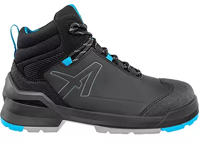 albatros® Knöchelschuh TARAVAL BLACK/BLUE MID S3L ESD FO SR Weite 11