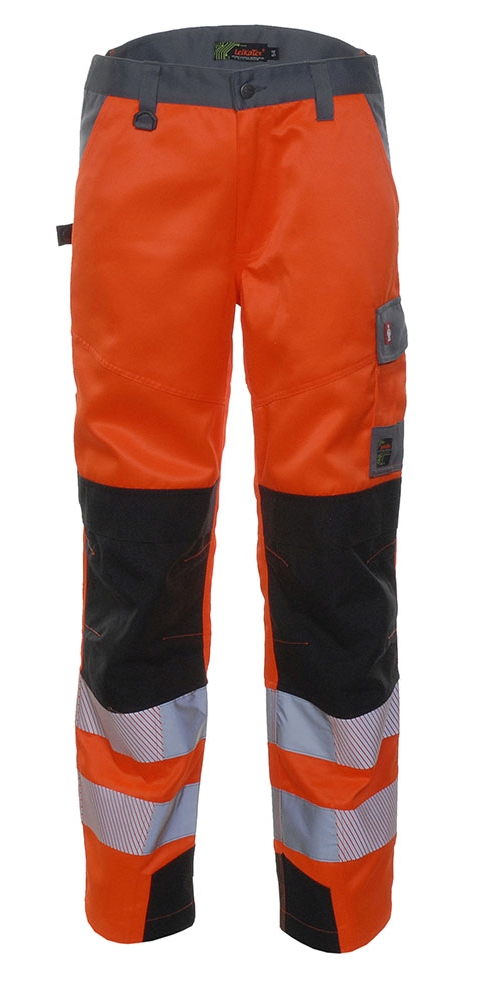 LeiKaTex® BRIGHT LINE Warnschutz Bundhose EN ISO 20471 Klasse 2 • warnorange