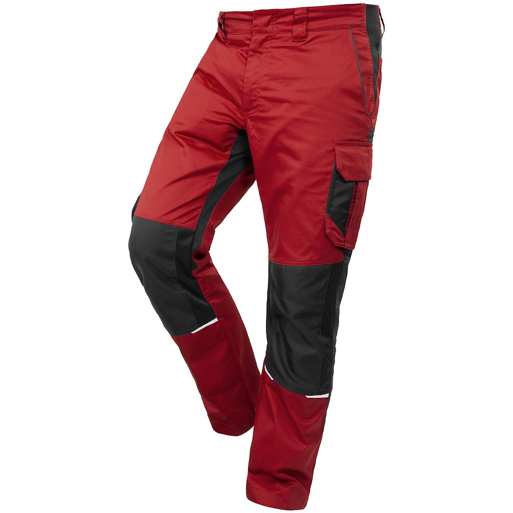 Qualitex "IND" Bundhose MG 250g rot/grau