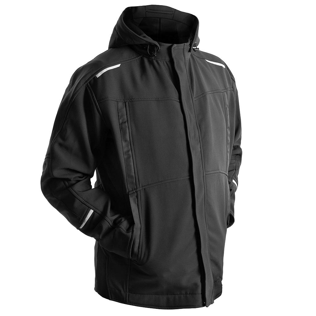 Qualitex "IND" Softshelljacke MG 290g schwarz