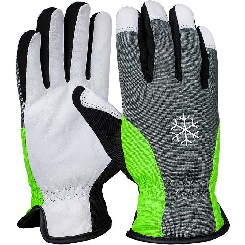 Pro-Fit® Winter Arbeitshandschuhe, Nappaleder, Thinsulate® Futter, grün