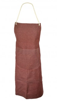 Schürze Segeltuch rotbraun
