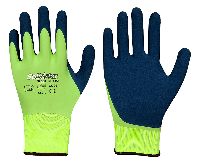 RL 1456 • Solidstar® • Latexhandschuh "COMPLETE" • Schaum + gesandete Beschichtung