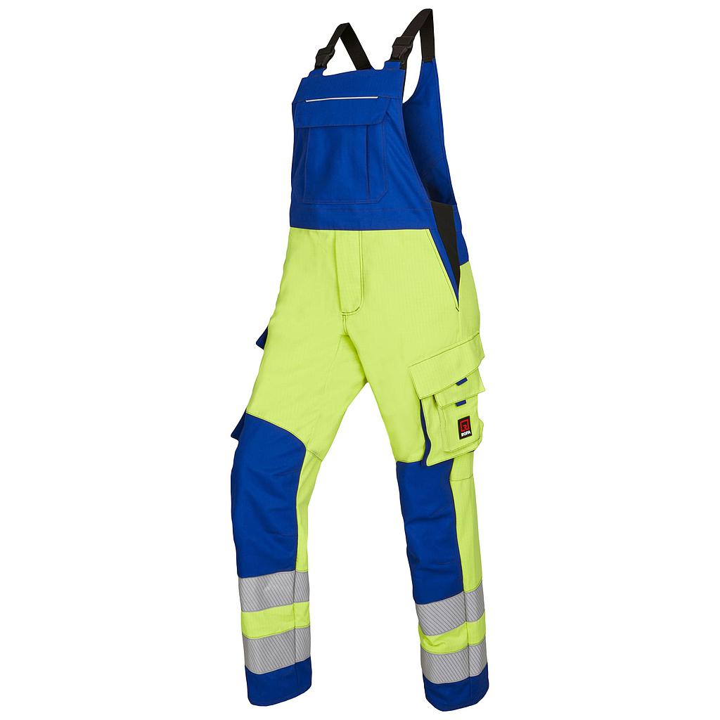 Latzhose Multi Light Hi-Vis II 2509 leuchtgelb/kornblau