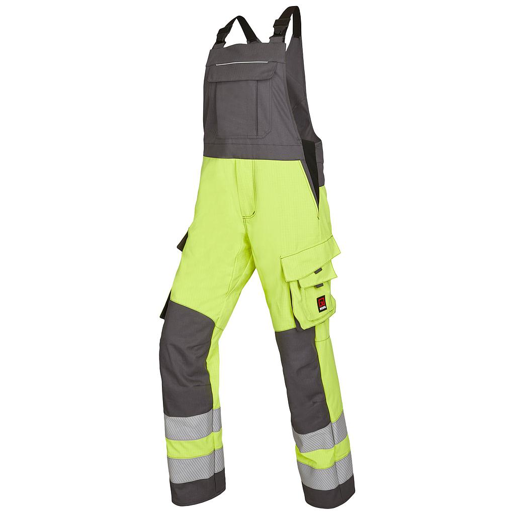Latzhose Multi Light Hi-Vis II 2509 leuchtgelb/grau