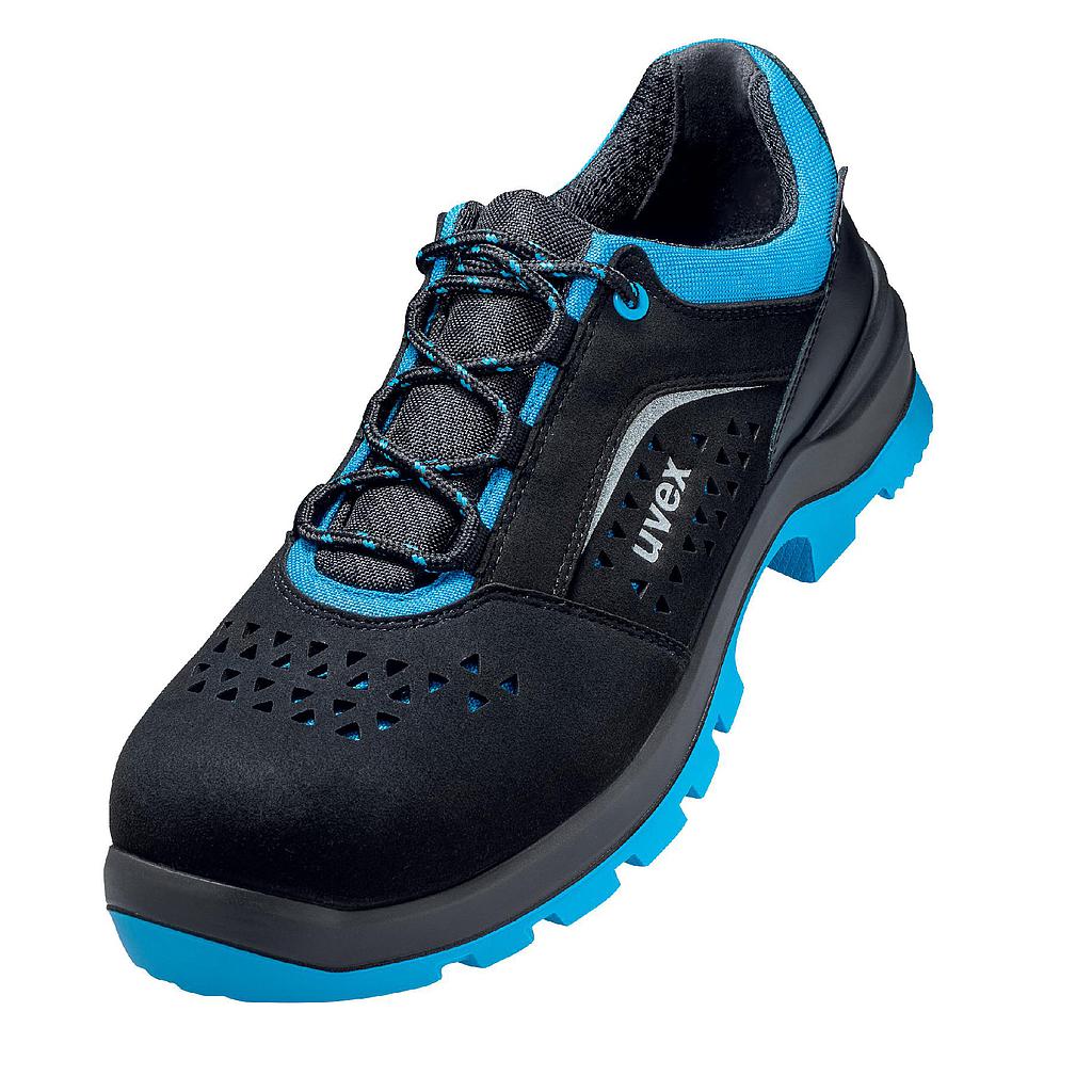 uvex 2 xenova® Sicherheitsschuh S1 Halbschuh Weite 11 schwarz/blau