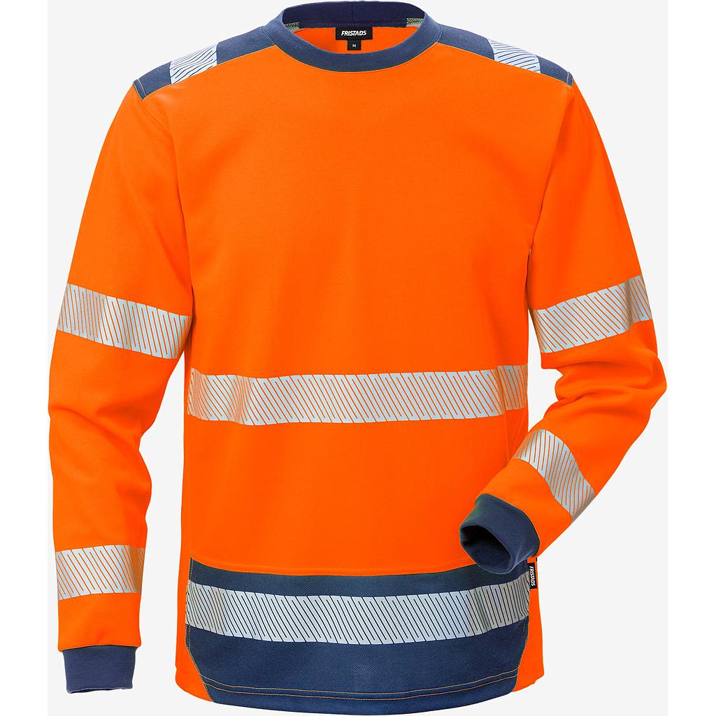 High Vis T-Shirt Langarm KL. 3 7724 THV Warnschutz-Orange/Marine