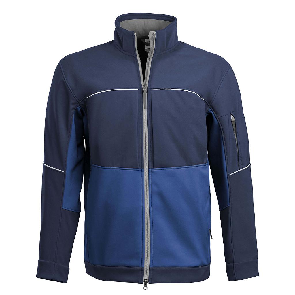 Grizzlyskin Hybrid Softshelljacke "RESIST" MARINE/BLAU