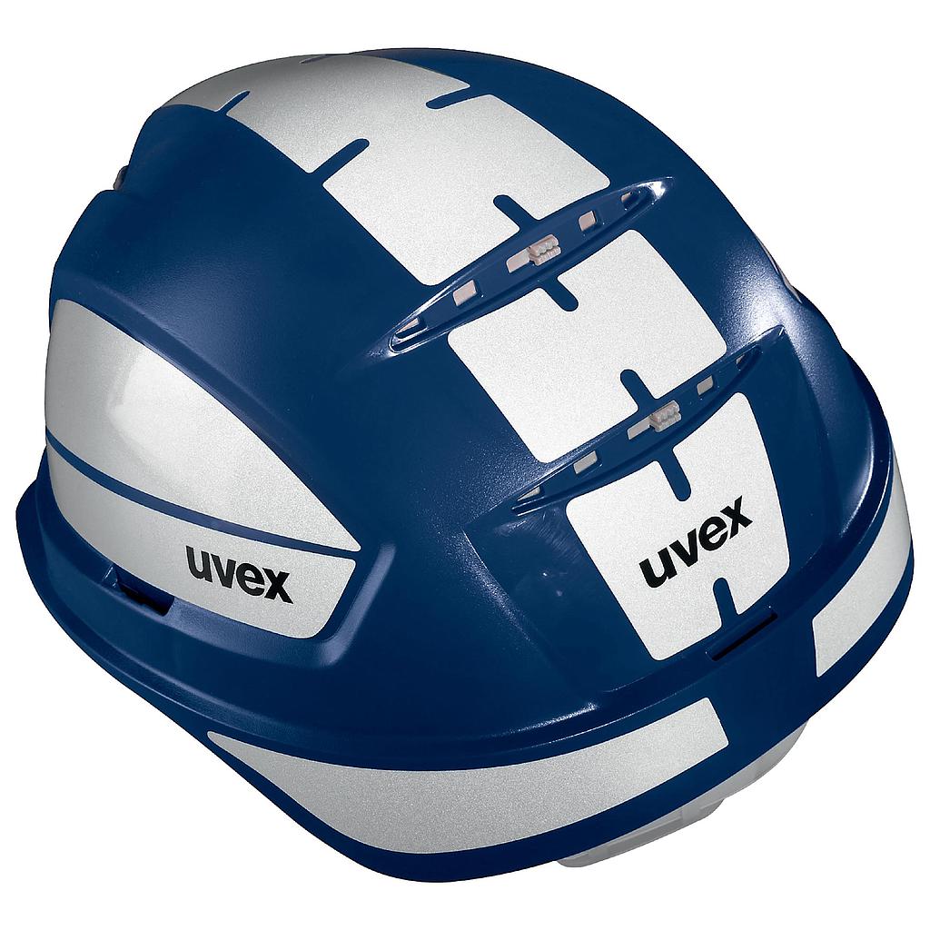 uvex pheos B Schutzhelm blau mit Reflexset L