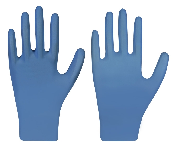 Solidstar® Comfort Nitril-Einmalschutzhandschuh blau puderfrei Box à 200 Stück