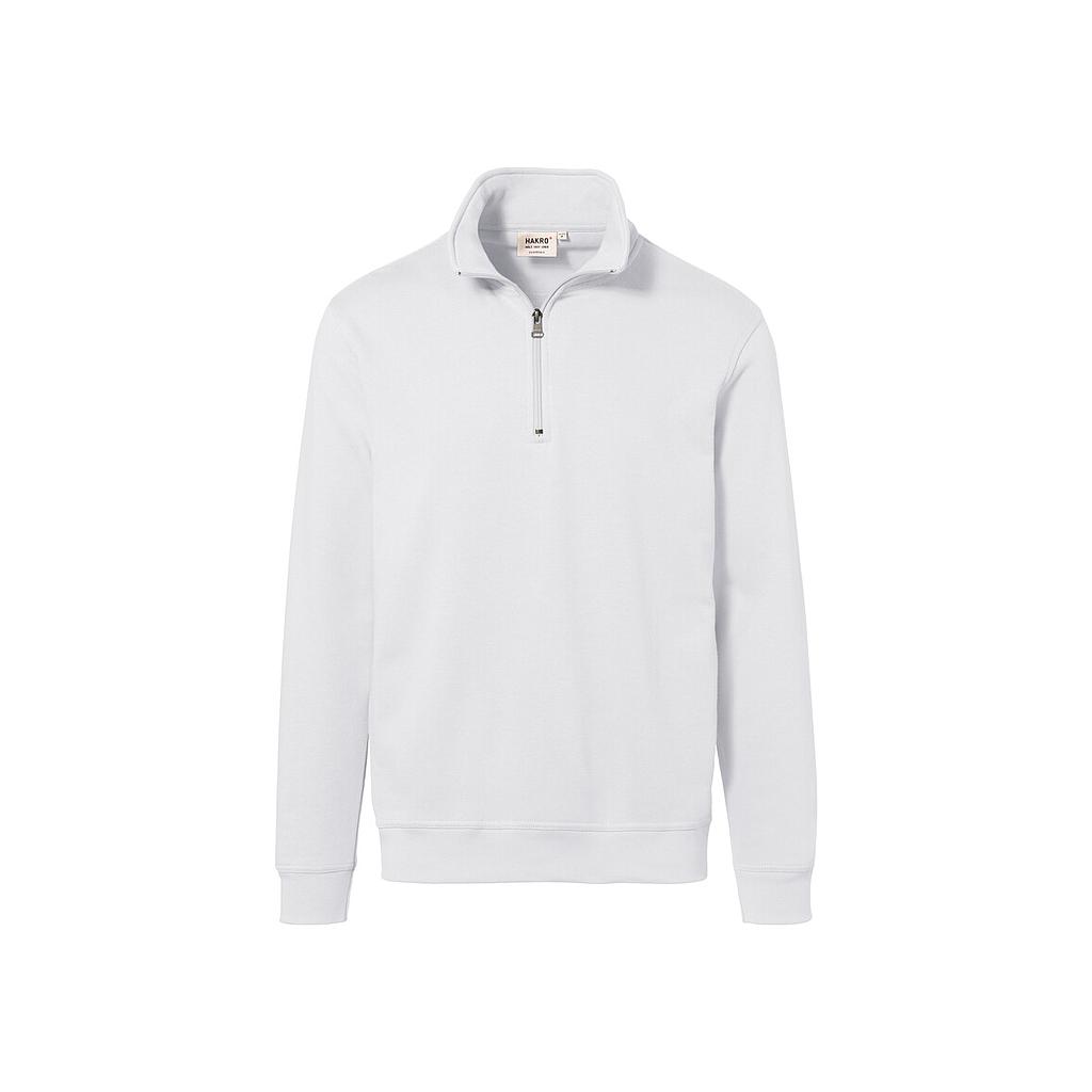 Hakro® Zip-Sweatshirt Premium weiß