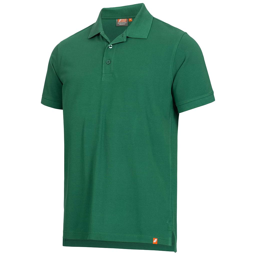 NITRAS® MOTION TEX LIGHT, Poloshirt, vorgewaschen, Polokragen, 100% Baumwolle, 200g/qm, STANDARD 100 by OEKO-TEX® grün