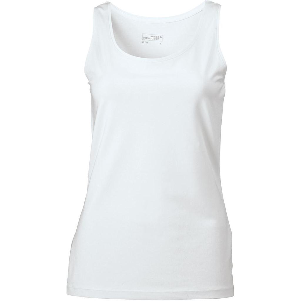 James & Nicholson Damen Tanktop white