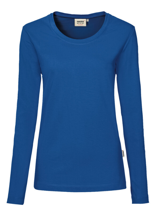 Hakro® Damen-Longsleeve MIKRALINAR® royalblau