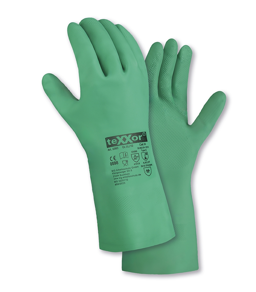 teXXor® Chemikalienschutz-Handschuhe NITRIL