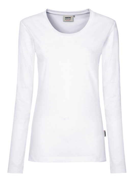 Hakro® Damen-Longsleeve MIKRALINAR® weiß