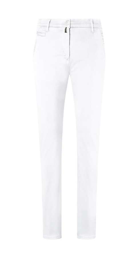 HAKRO Damen-Chinohose X-Stretch weiß