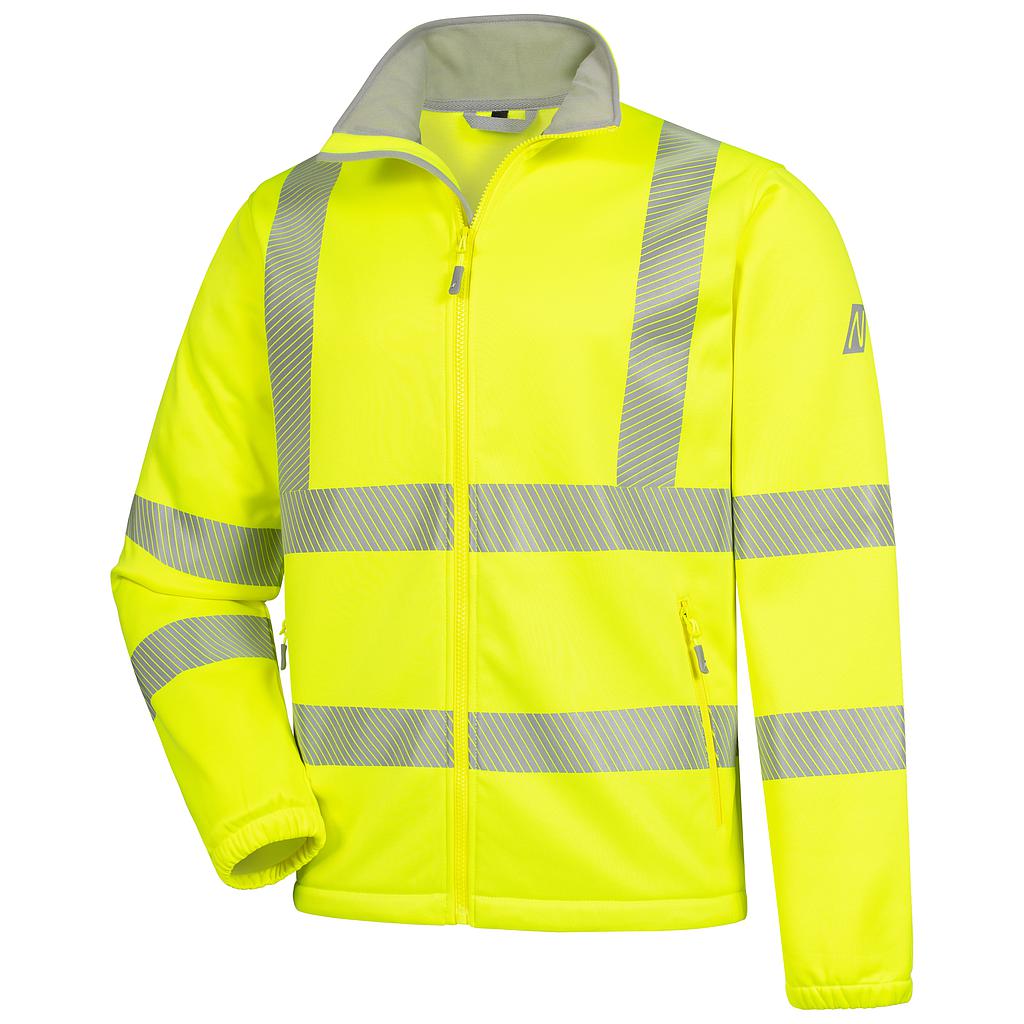 NITRAS MOTION TEX VIZ, Warn-Funktionsjacke, neongelb
