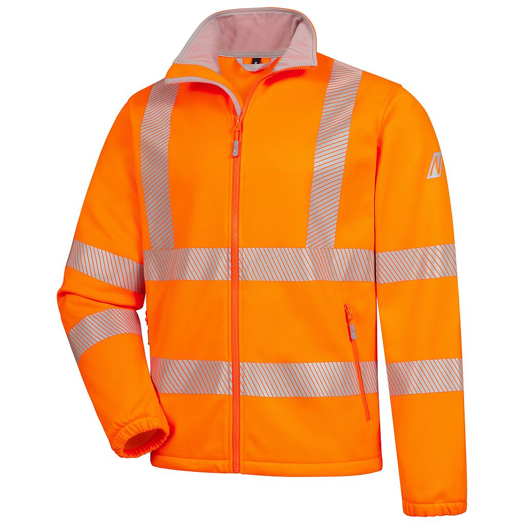 NITRAS MOTION TEX VIZ, Warn-Funktionsjacke, neonorange