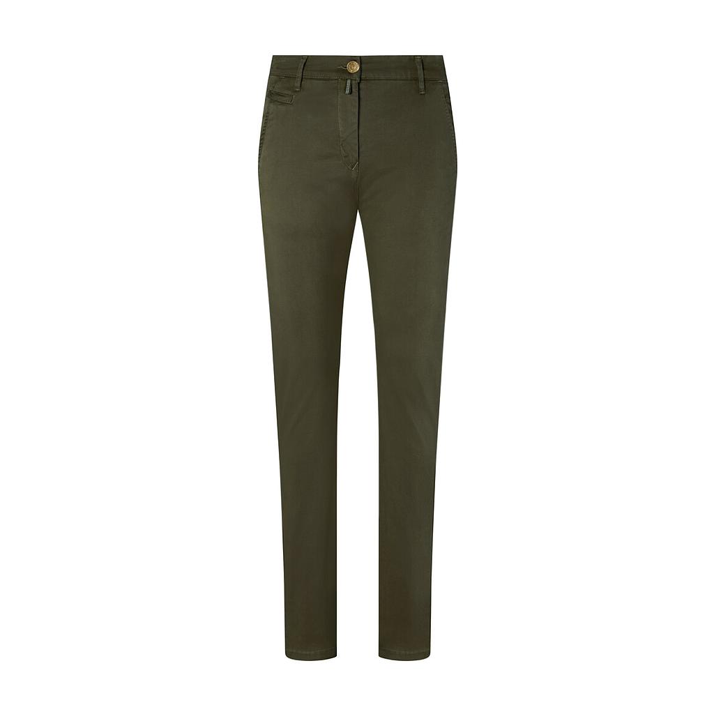 HAKRO Damen-Chinohose X-Stretch olive
