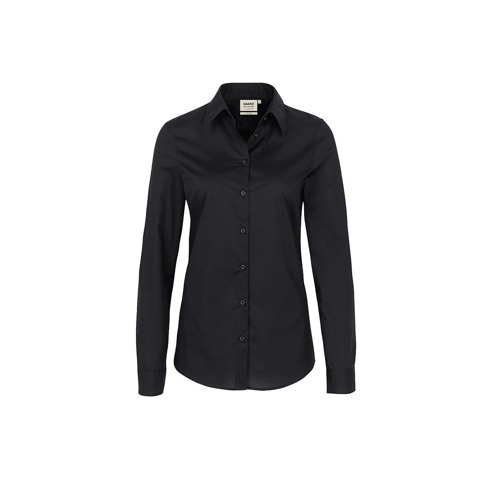 Hakro®  Bluse Mikralinar® schwarz