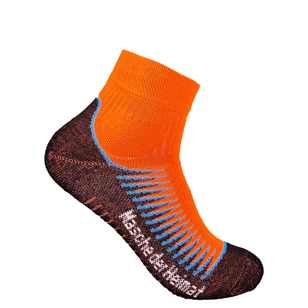 Allround Socks (Basic) fluoorange-azur, kurz