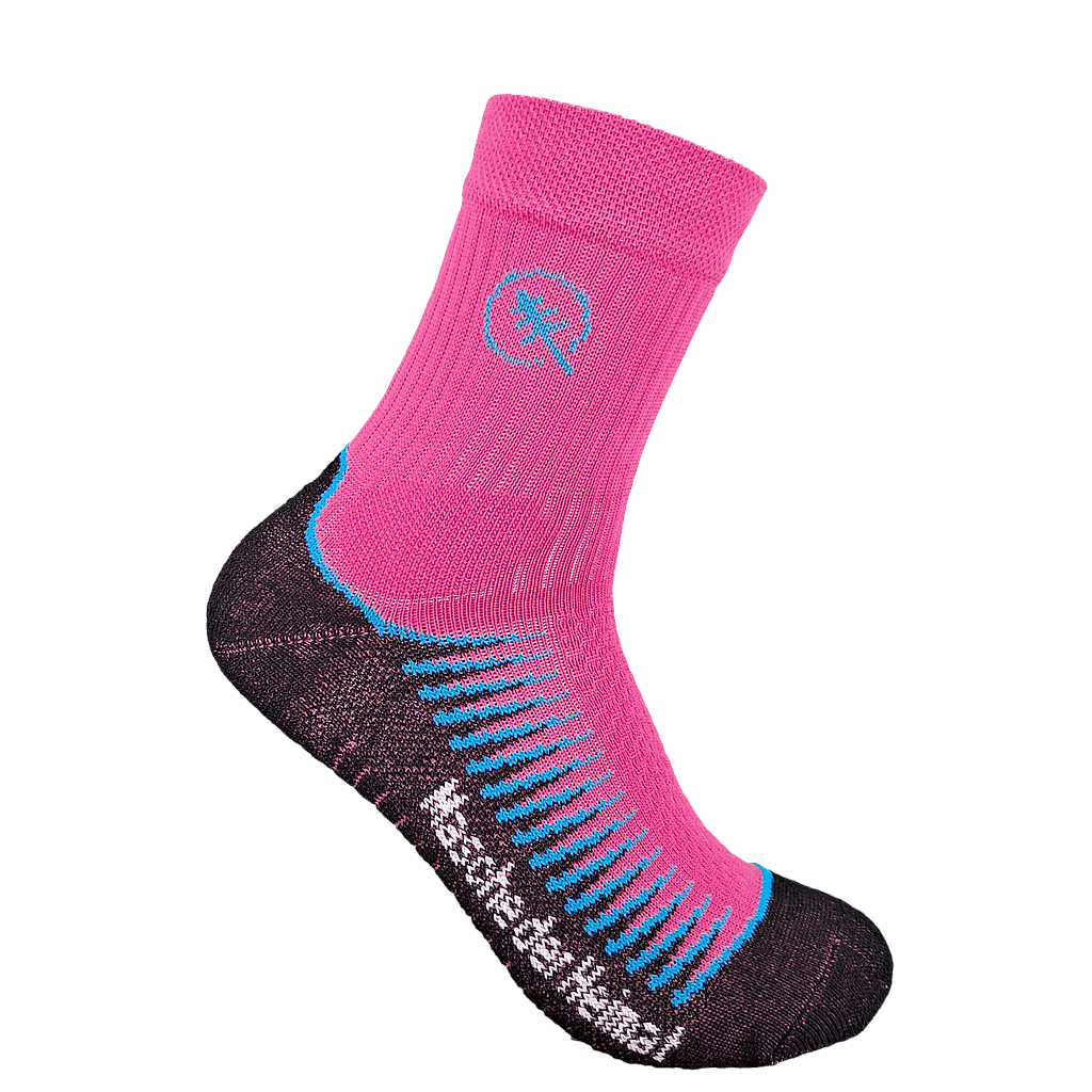 Allround Socks (Basic) fluopink-azur, lang