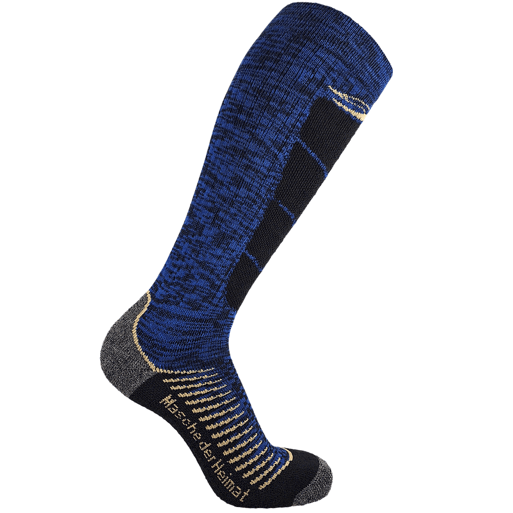Ski Socks, blau gold