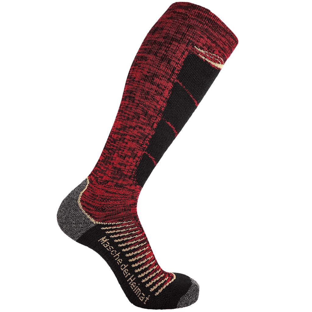 Ski Socks, rot gold