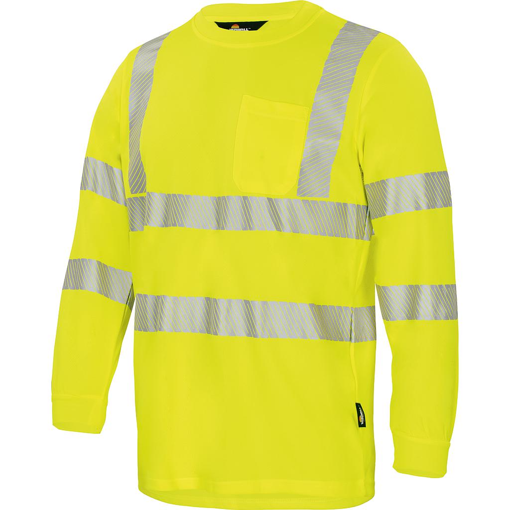  Warnschutz Langarmshirt UV50+ leuchtgelb