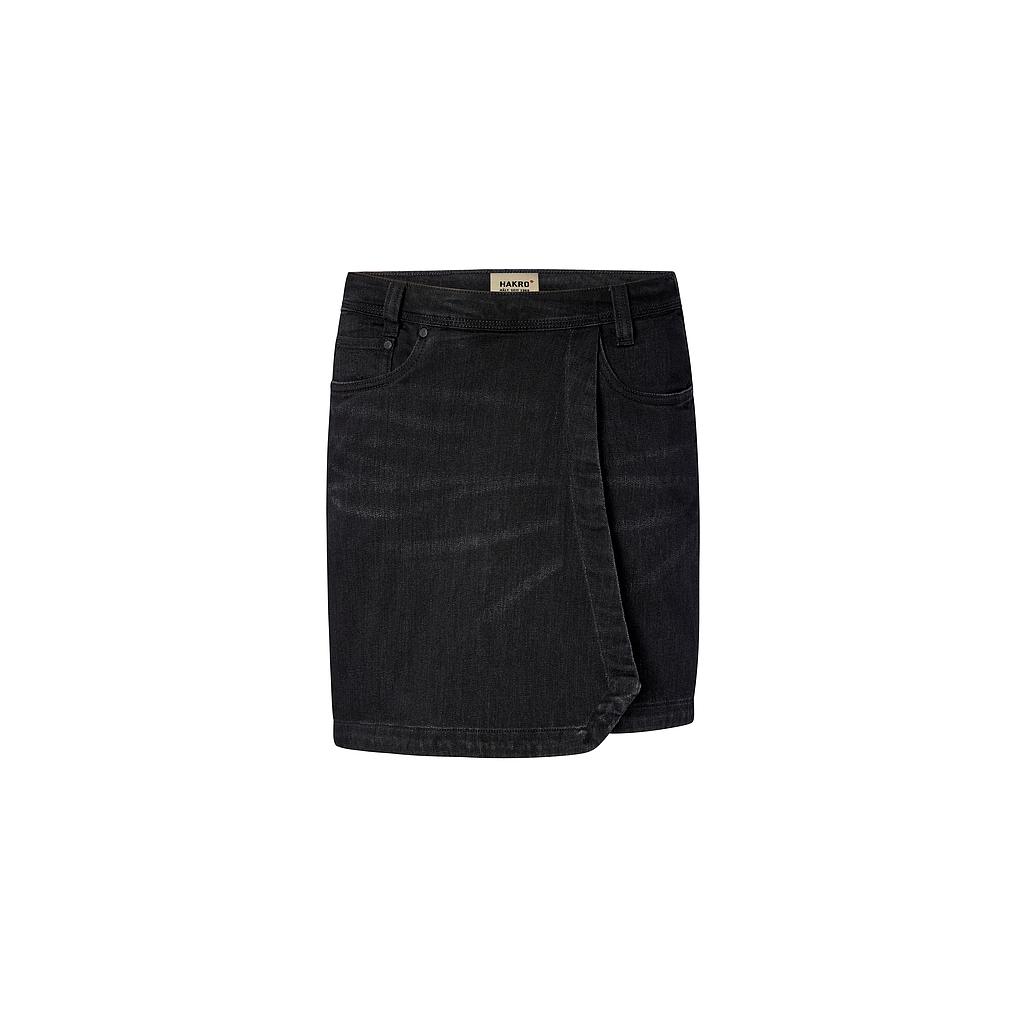 HAKRO Damen 5-Pocket-Jeansskort X-Stretch ECO 732 schwarz