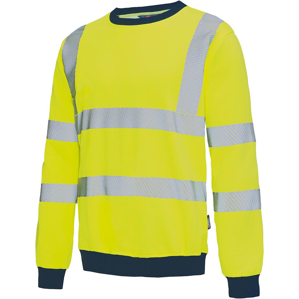 Vizwell Warnschutz Sweatshirt leuchtgelb