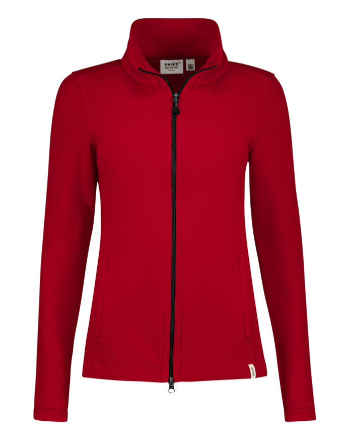 Hakro® Damen Fleecejacke Eco rot