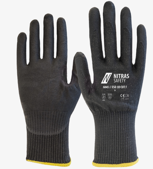 Schnittschutzhandschuh 6845 // ESD 3D CUT F