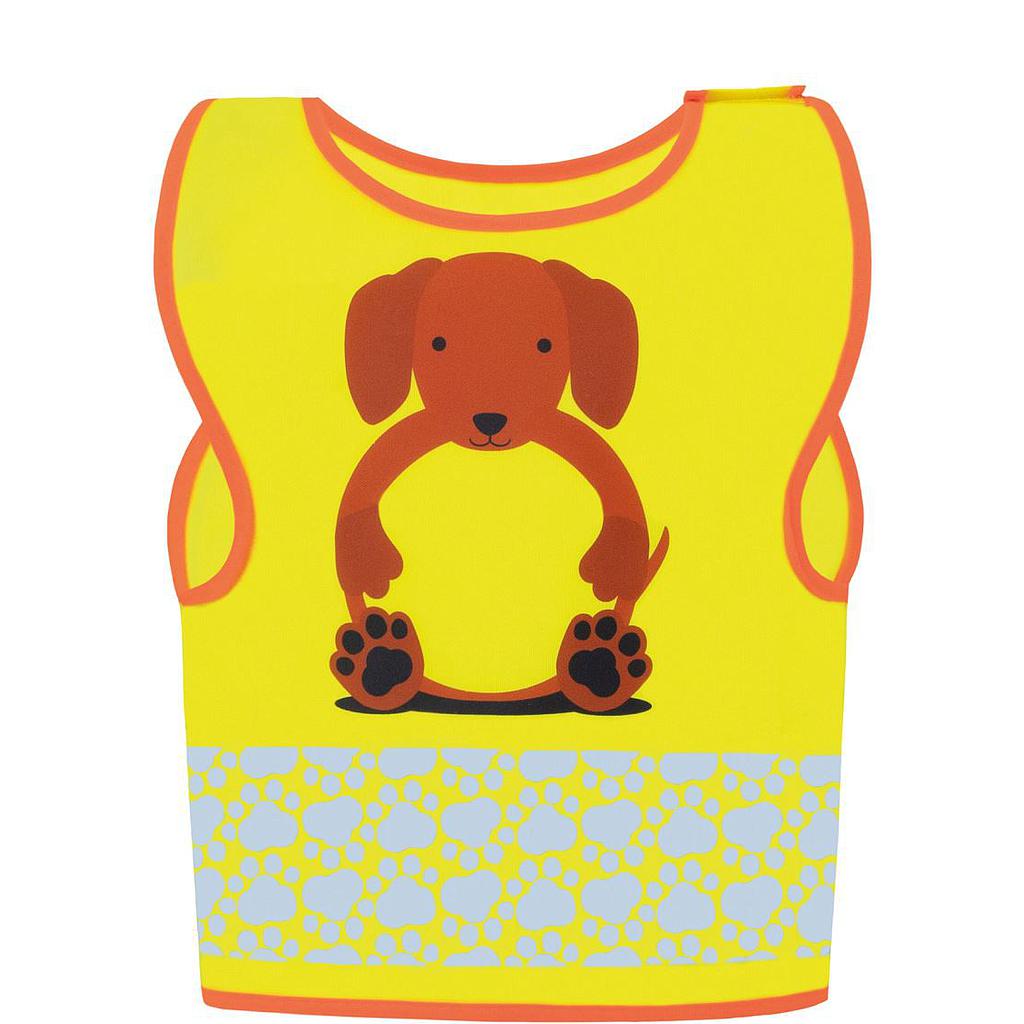 FUN Kinder Warnweste HUND