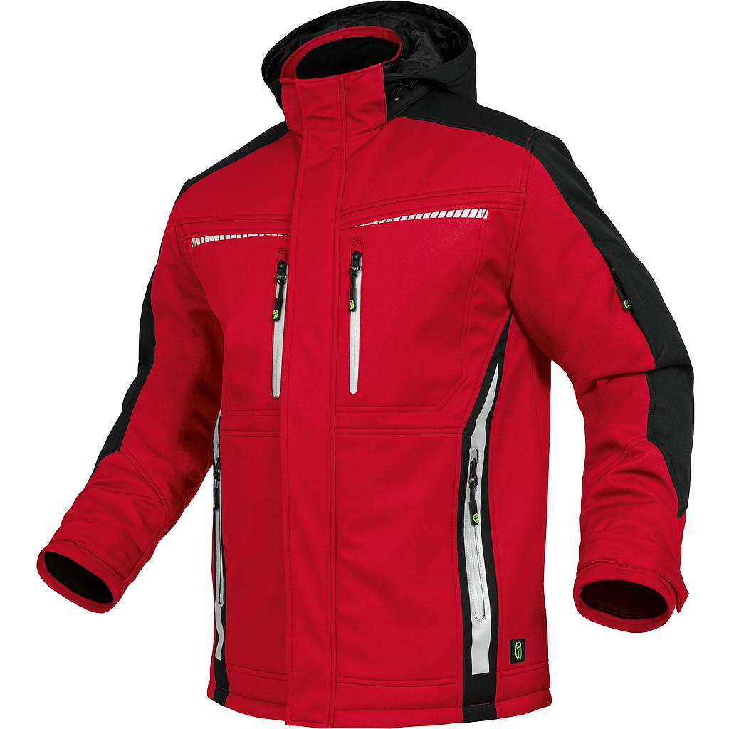 Winter-Softshelljacke Flex-Line Leibwächter rot/schwarz 